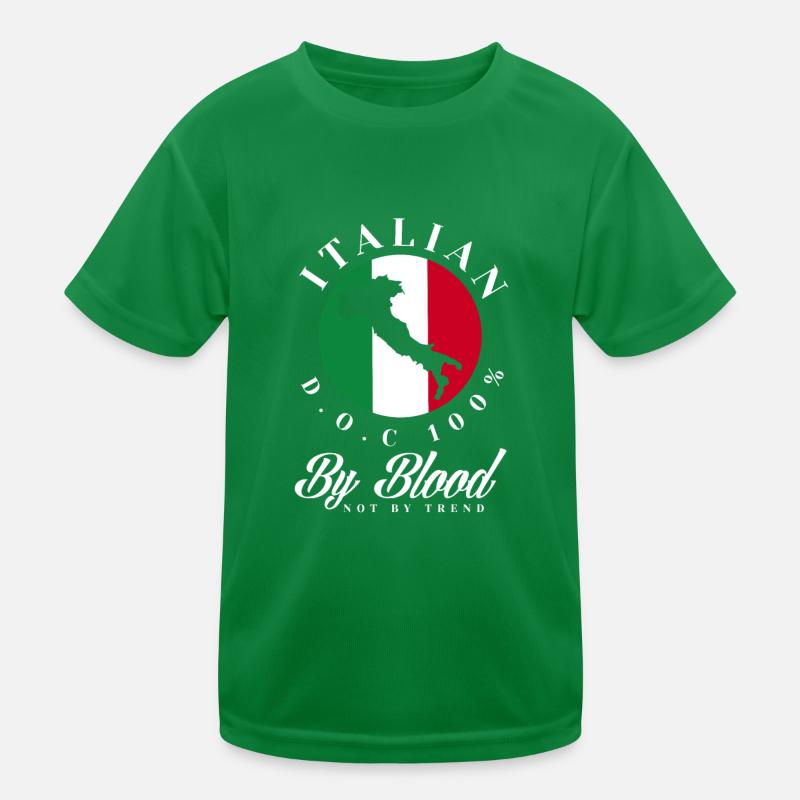 Funny Italy Gift Kids Functional T-Shirt
