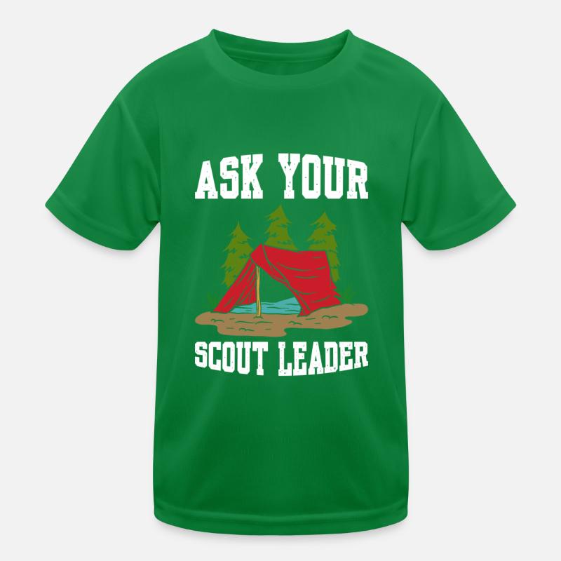 Ask Your Scout Leader Kinder Funktions-T-Shirt