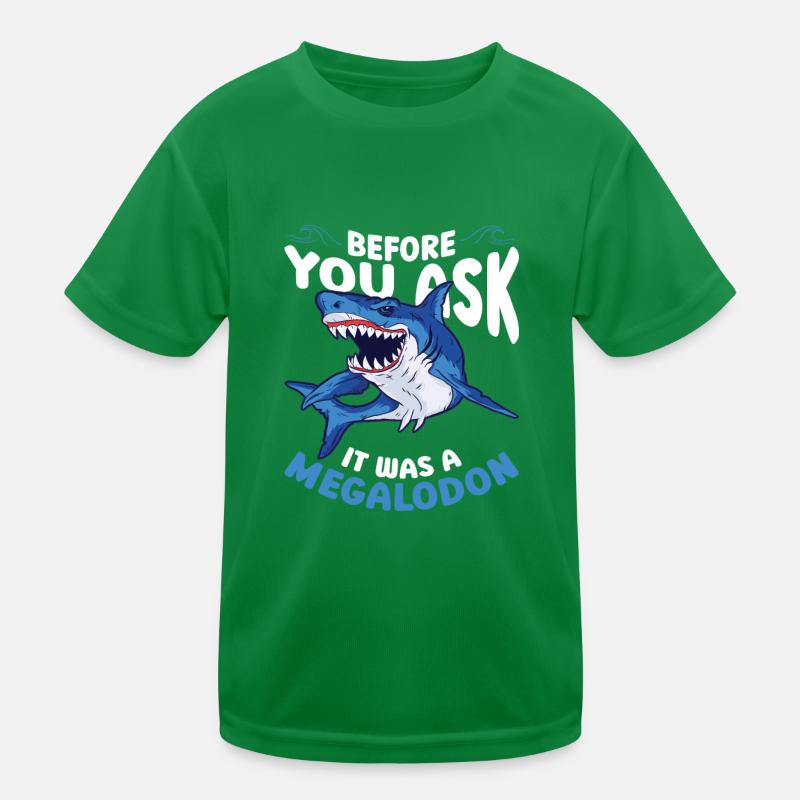 Es war ein Megalodon - Megalodon Shark Kinder Funktions-T-Shirt