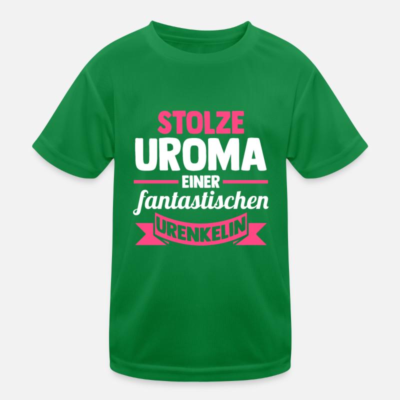 Urgroßmutter Uroma Kinder Funktions-T-Shirt