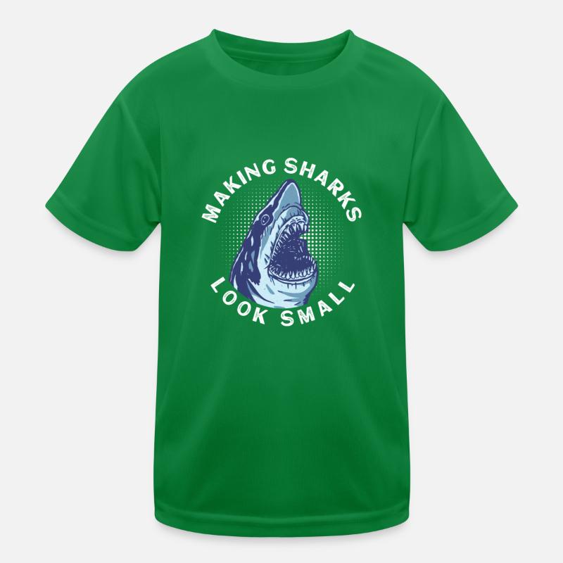 Les requins ont l’air petits - requin mégalodon T-shirt sport Enfant