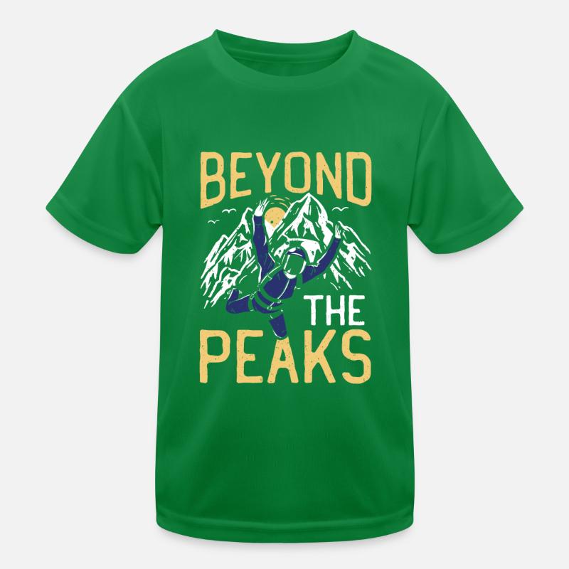 Beyond The Peaks Fallschirmspringen Kinder Funktions-T-Shirt