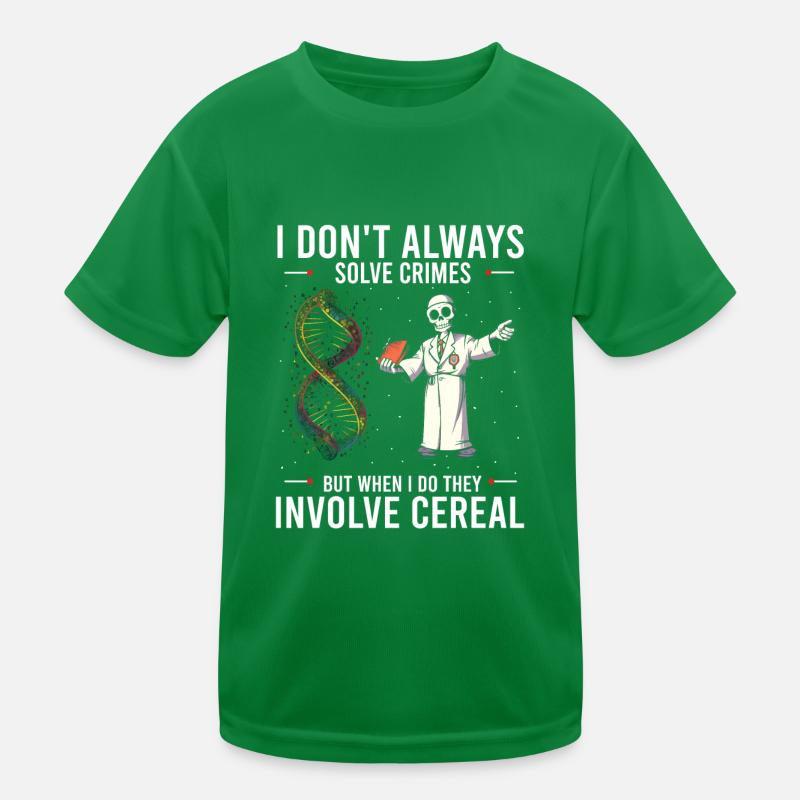 Gerichtsmediziner und Forensischer Analyst Kinder Funktions-T-Shirt