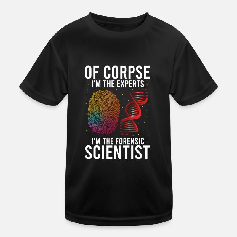 Forensischer Wissenschaftlicher Ermittler Kinder Funktions-T-Shirt