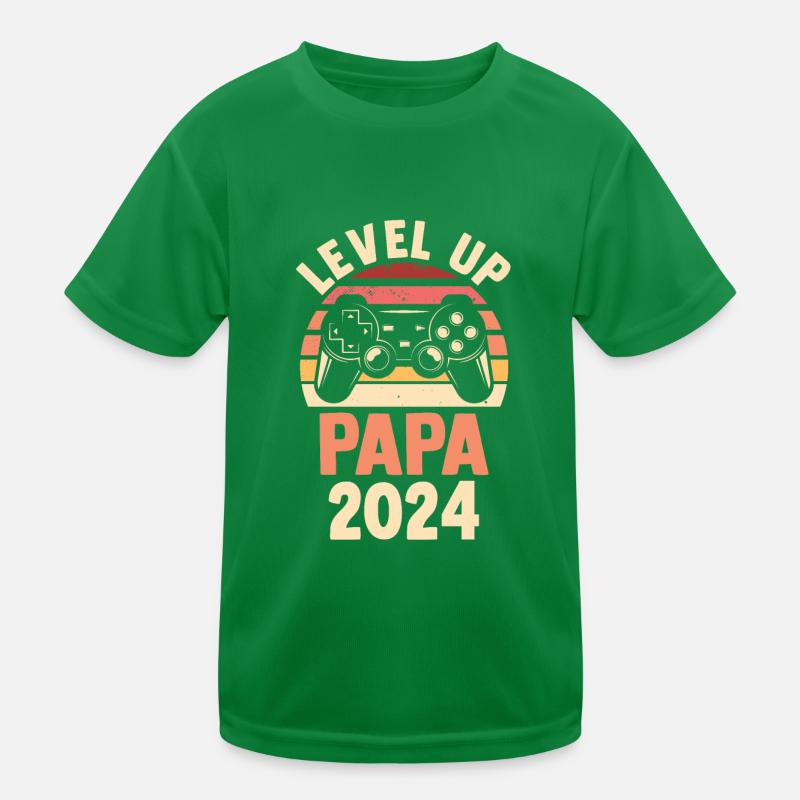 Werdender Papa 2034 Kinder Funktions-T-Shirt