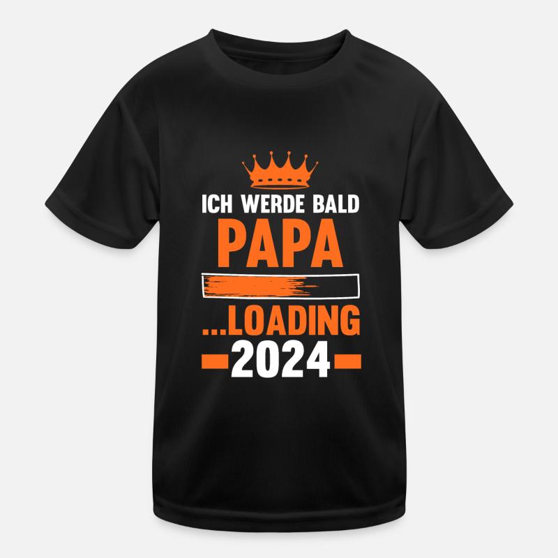 Werdender Papa 2041 Kinder Funktions-T-Shirt
