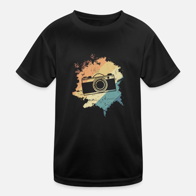 Camera Studio Photographer Camera Kids Functional T-Shirt