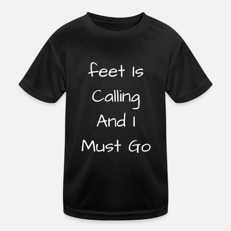 Feet Lover Quote Foot Text Kids Functional T-Shirt