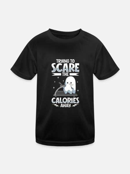 Bodybuilding Powerlifting Gewichtheben Fitness - Kinder Funktions-T-Shirt - Schwarz - Vorne