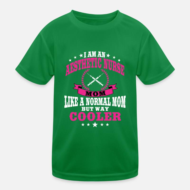 Ästhetische Krankenschwester Mama Zum Muttertag Kinder Funktions-T-Shirt