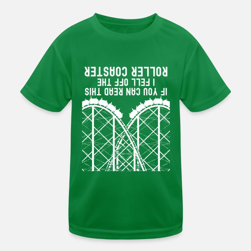 Achterbahn Witz Achterbahnfahrer Kinder Funktions-T-Shirt