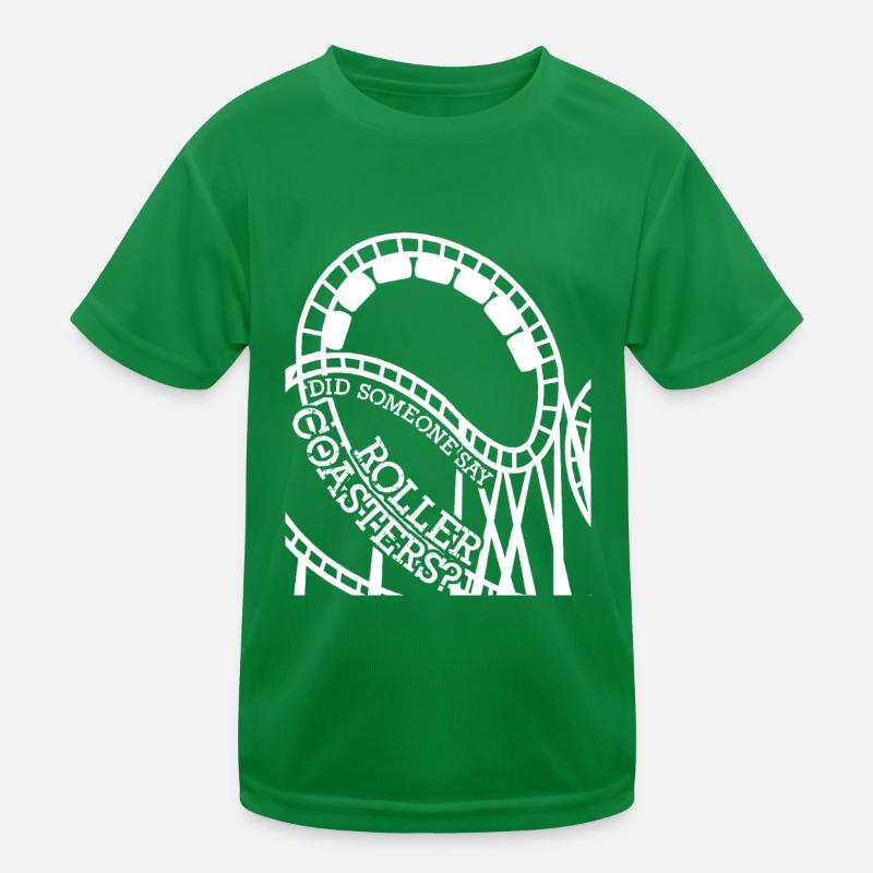Achterbahnfahrer Spruch Achterbahn Kinder Funktions-T-Shirt