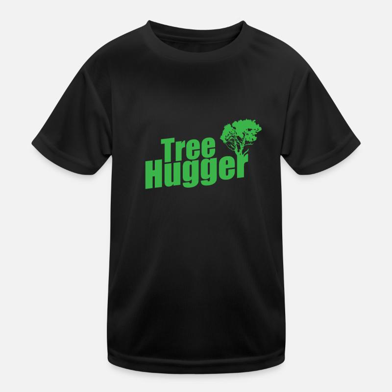 Tree Hugger Nature Forêts Feuilles T-shirt sport Enfant
