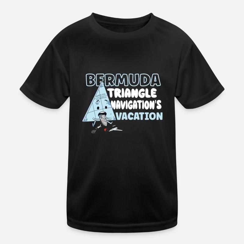 Mysterious enforced disappearances in the Bermuda Triangle Kids Functional T-Shirt