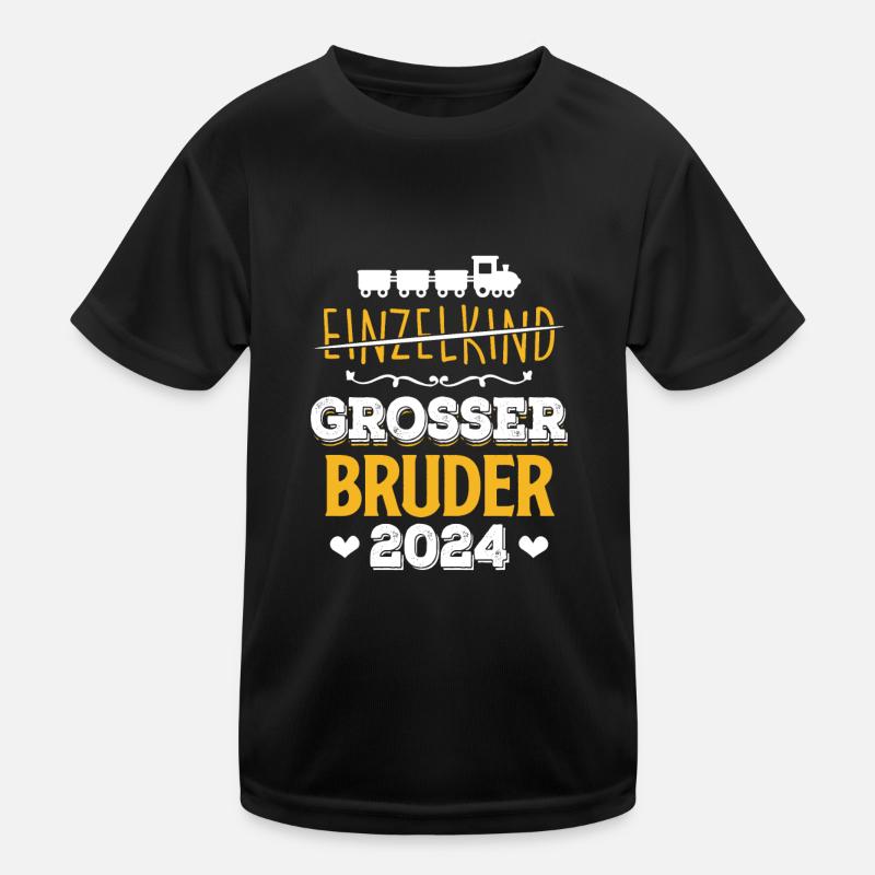 Bald Großer Bruder 2024 Kinder Funktions-T-Shirt
