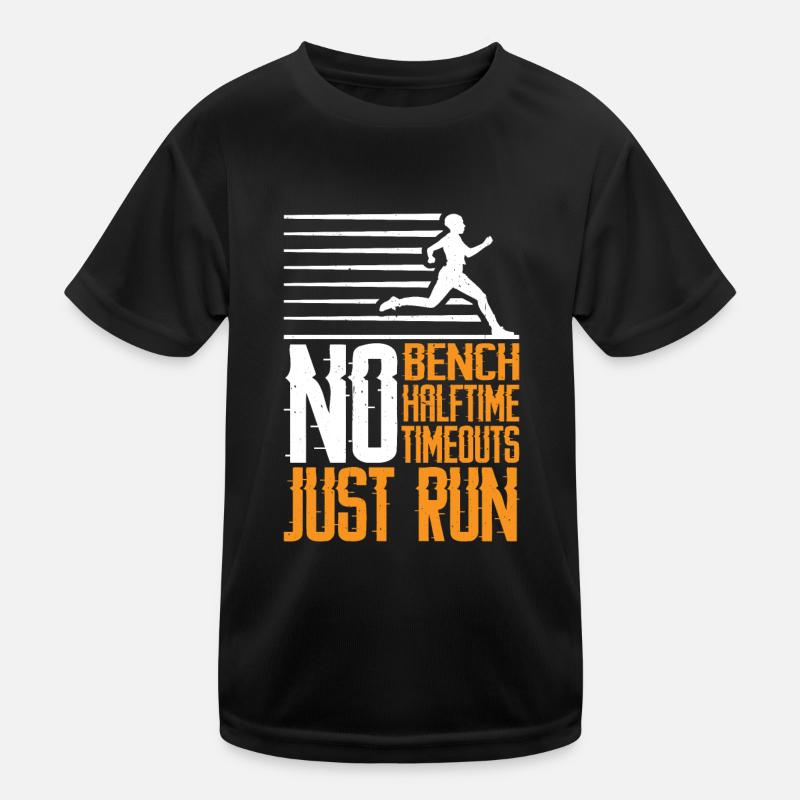 Pas de banc, pas de mi-temps, pas de temps mort, juste 3 points d’arrêt T-shirt sport Enfant