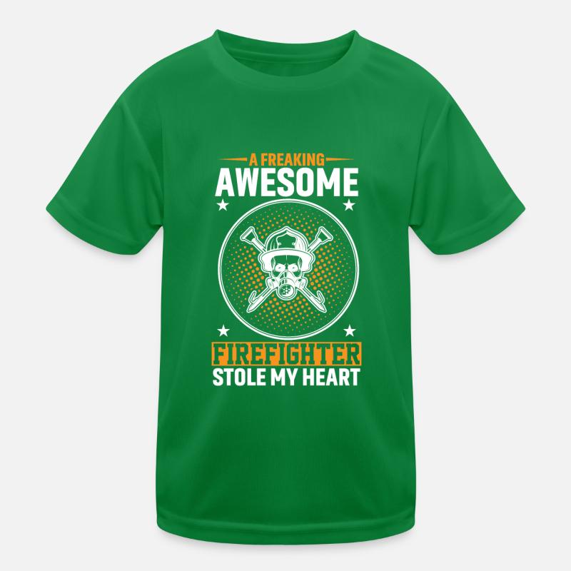 A damn great firefighter Kids Functional T-Shirt