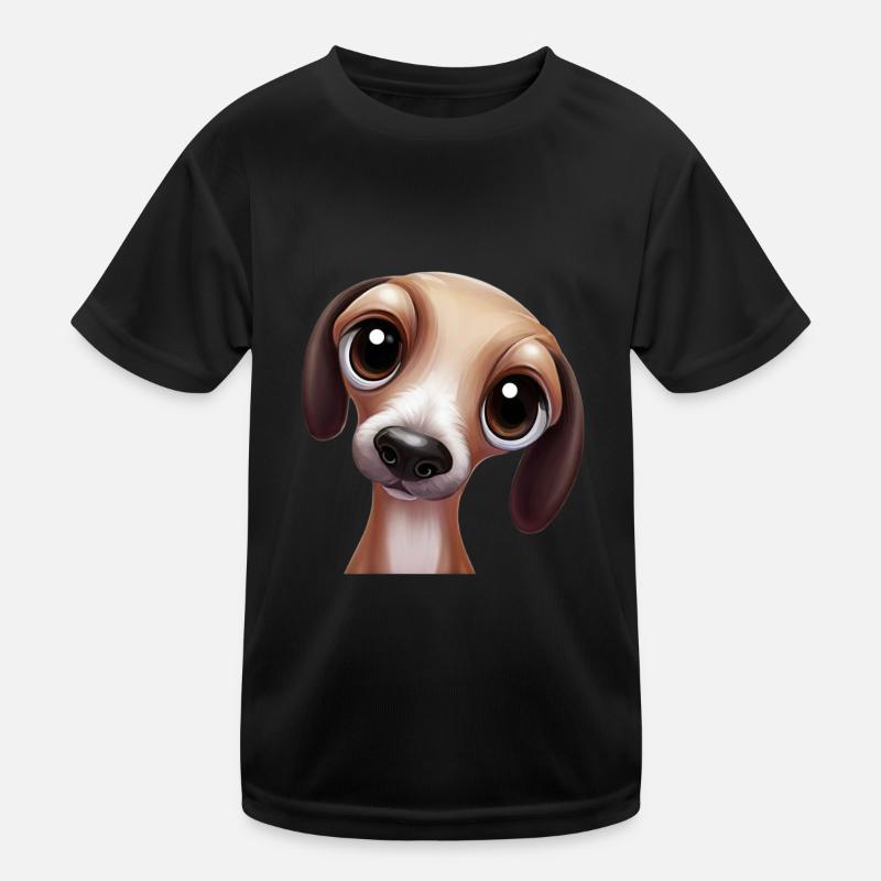 Greyhound Racing Artwork Kids Functional T-Shirt