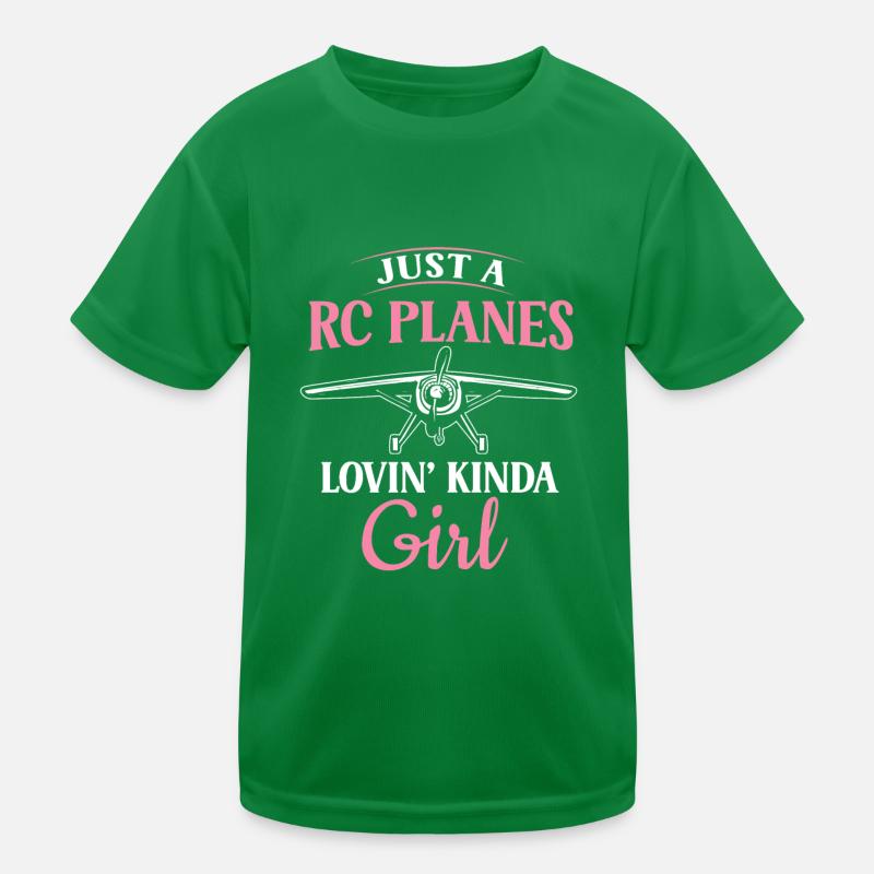 Remote Controlled Airplane Model Airplane Kids Functional T-Shirt