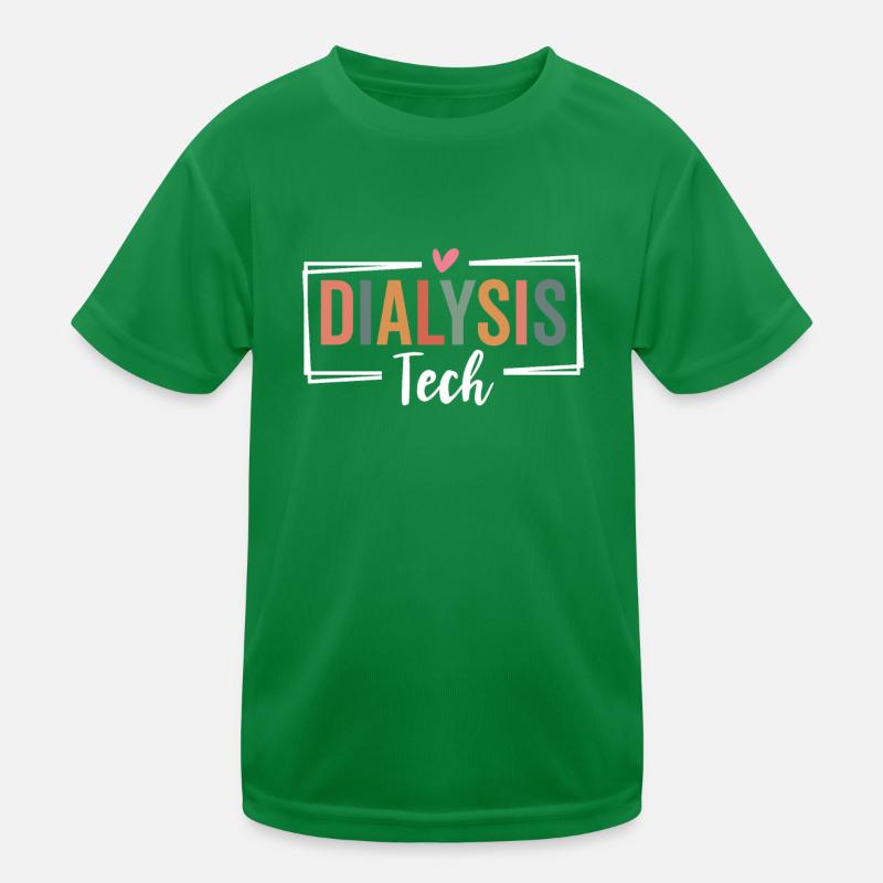 Dialyse Tech Drôle Dialyse Cathéter Dialyse T-shirt sport Enfant