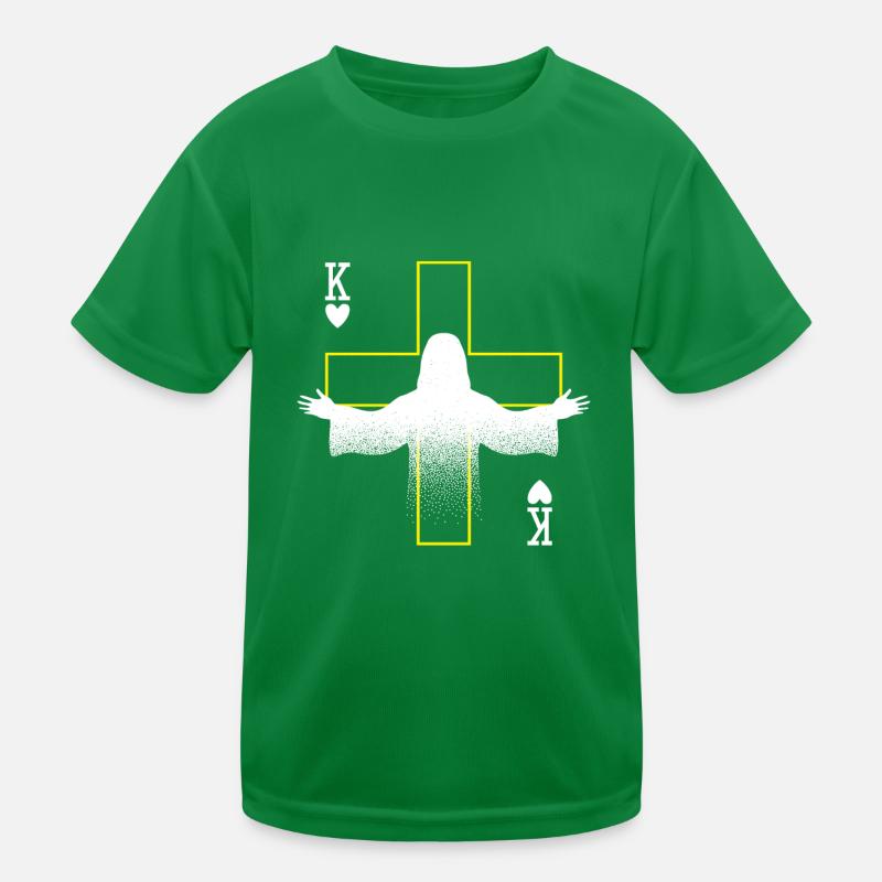 Religious Christian Scripture Jesus Christ Is Kids Functional T-Shirt