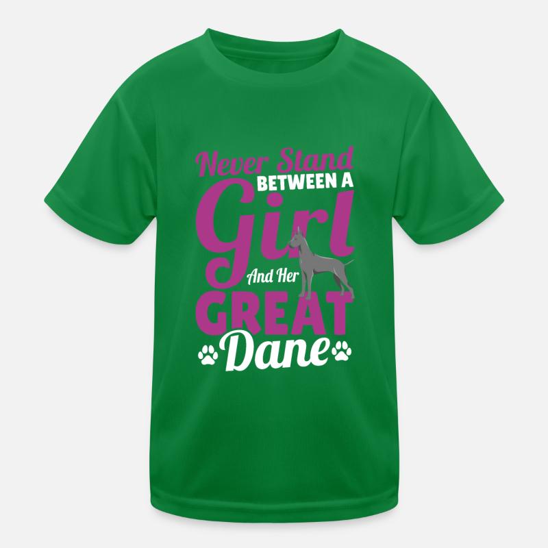 Stehe niemals zwischen einem Mädchen und ihrer Kinder Funktions-T-Shirt