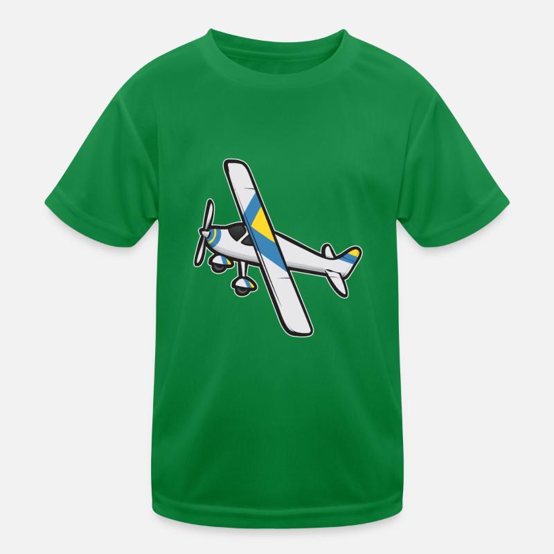 Remote Controlled Airplane Model Airplane Kids Functional T-Shirt