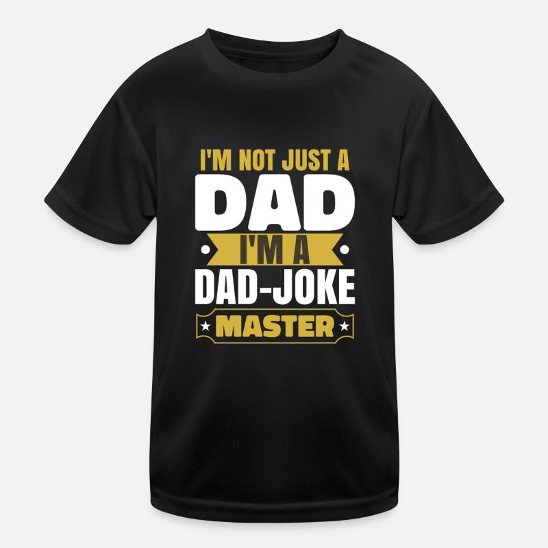 Lustiger Vater des Vaters Ich bin ein Vater-Witz-Meister Kinder Funktions-T-Shirt