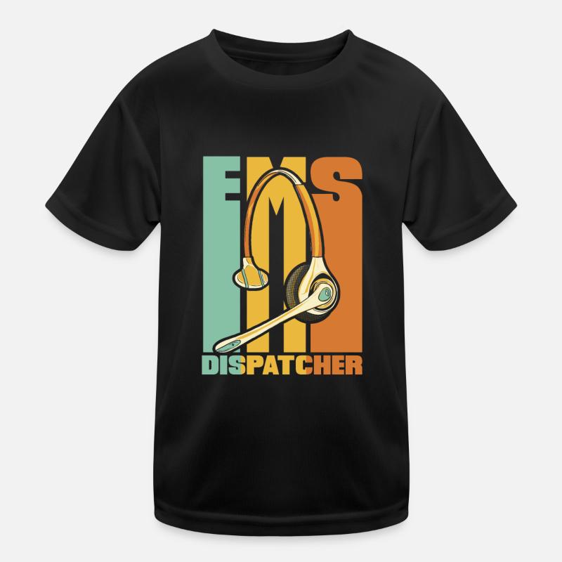 Emergency call control center operations center Ems Kids Functional T-Shirt