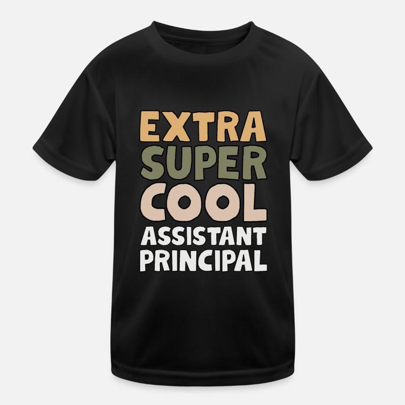 Extra supercooler stellvertretender Schulleiter Kinder Funktions-T-Shirt