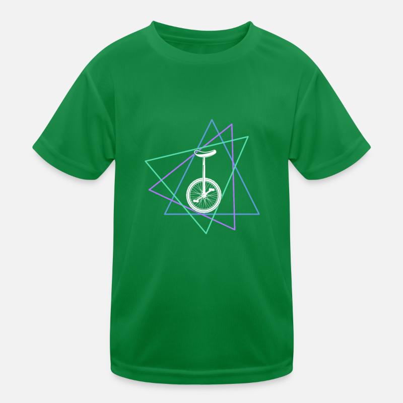 Einrad Kinder Funktions-T-Shirt