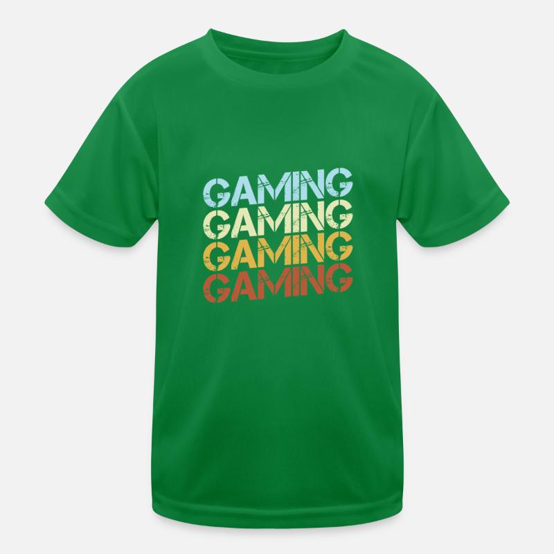 Gaming retro Kinder Funktions-T-Shirt