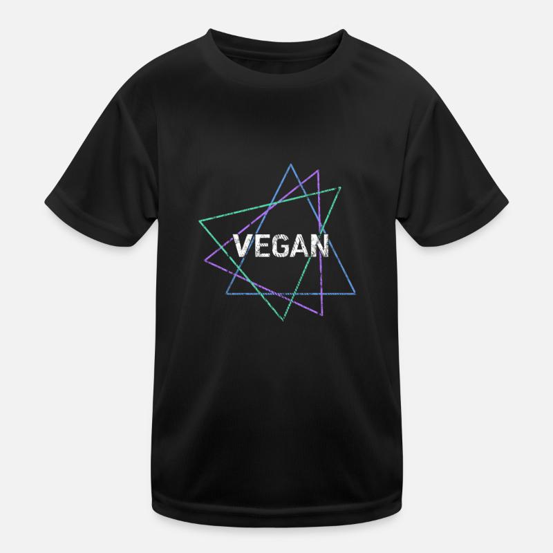 Végétalien T-shirt sport Enfant