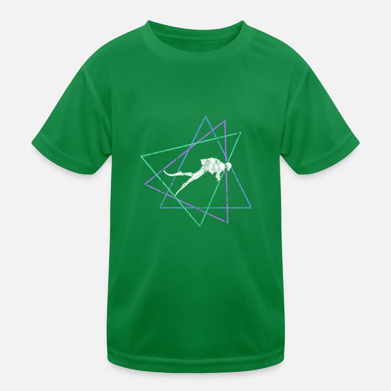 Tauchen Kinder Funktions-T-Shirt
