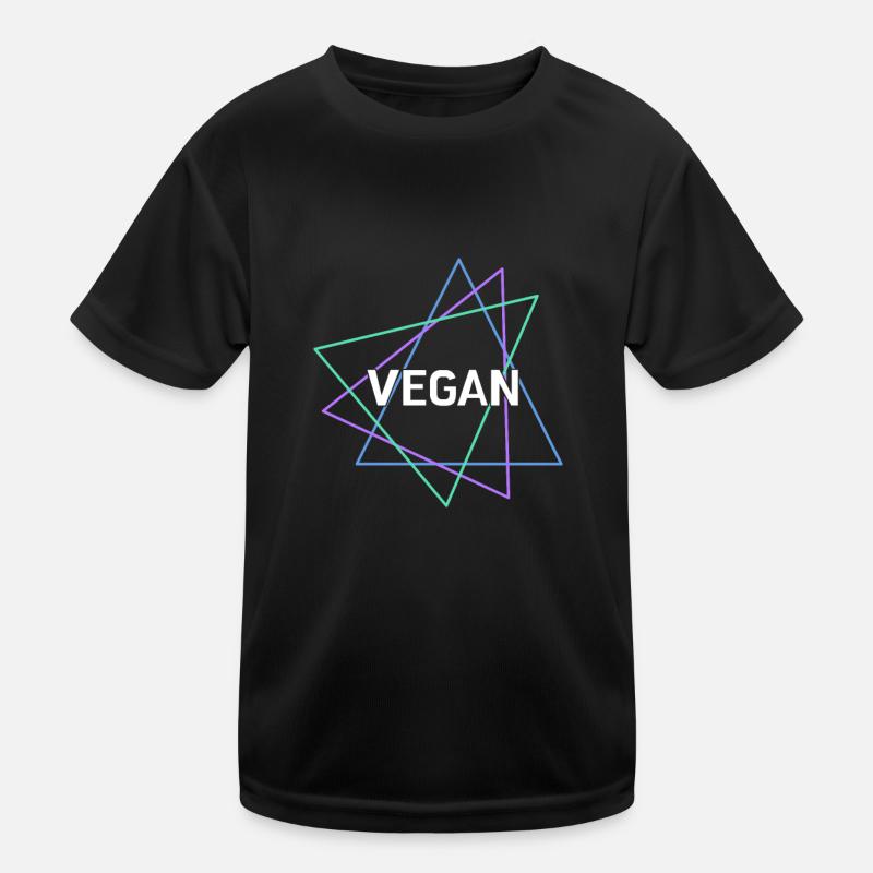 Végétalien T-shirt sport Enfant