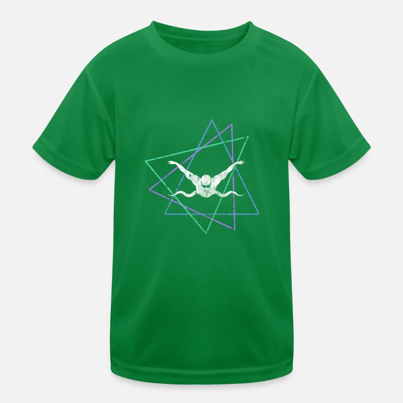 Schwimmen Kinder Funktions-T-Shirt