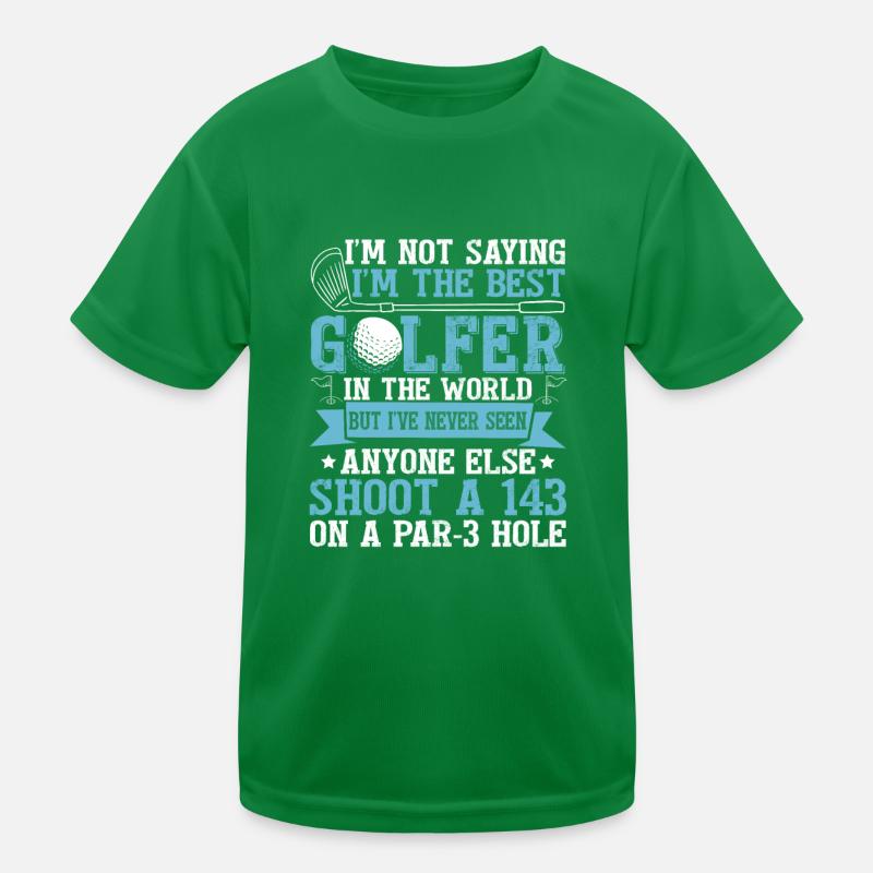 Lustiger Golf-Golf-Witz Kinder Funktions-T-Shirt