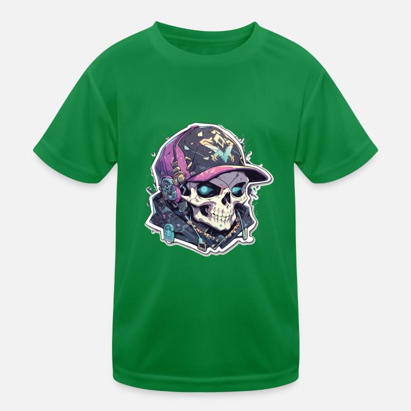 Skull Kids Functional T-Shirt