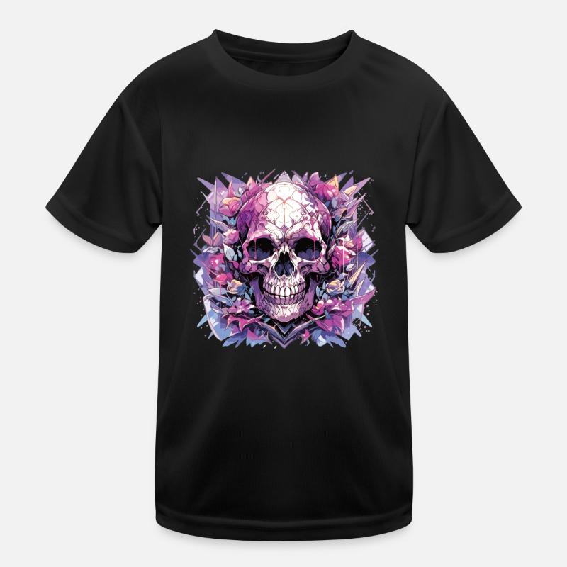 Totenkopf Kinder Funktions-T-Shirt