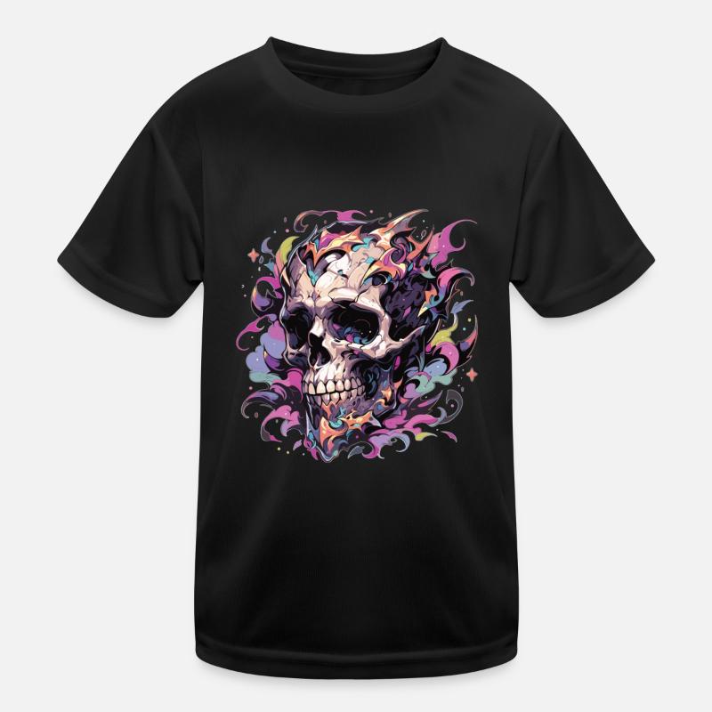 Crâne T-shirt sport Enfant