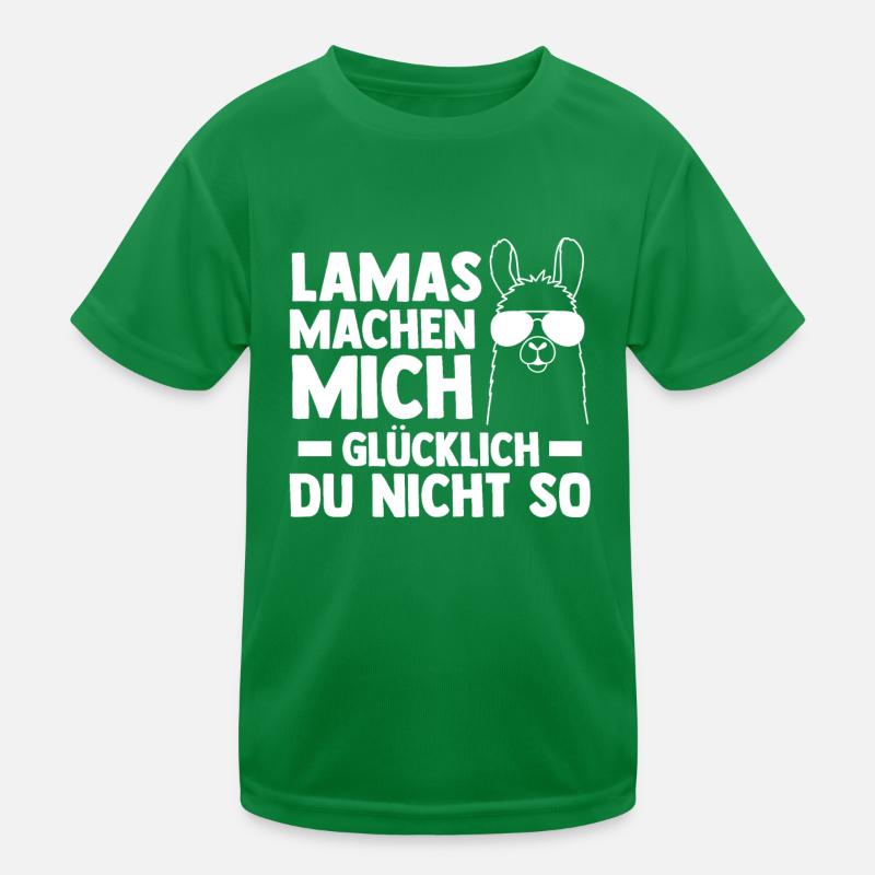 Lama Kinder Funktions-T-Shirt
