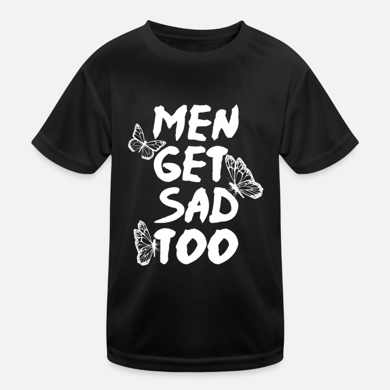 Les hommes vintage deviennent tristes aussi T-shirt sport Enfant