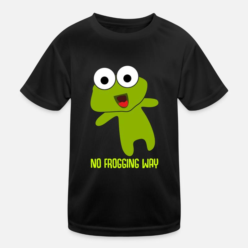 Frog No freaking way frogs Kids Functional T-Shirt