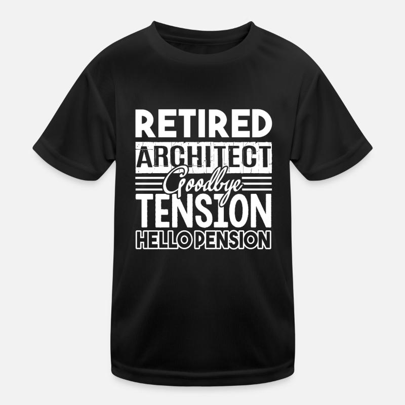 Architect Retired Architect Kids Functional T-Shirt