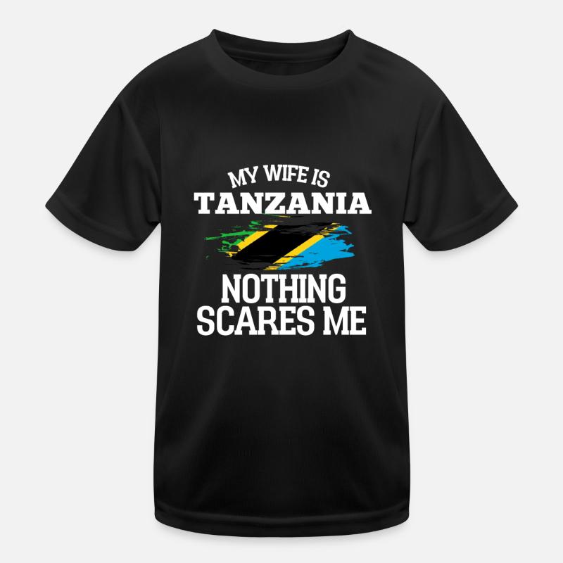 Tansania Kinder Funktions-T-Shirt