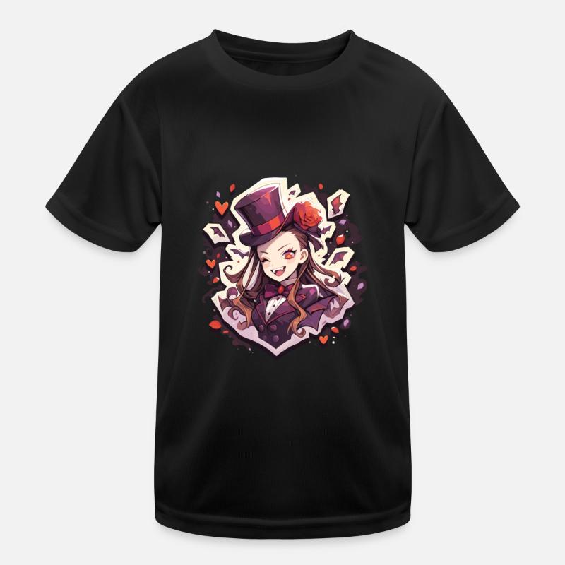 Vampir Kinder Funktions-T-Shirt