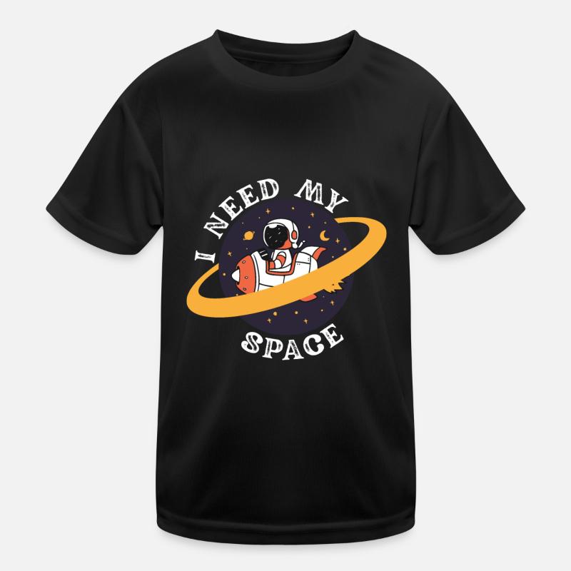 Astronaut Raumfahrt Weltall Kinder Funktions-T-Shirt