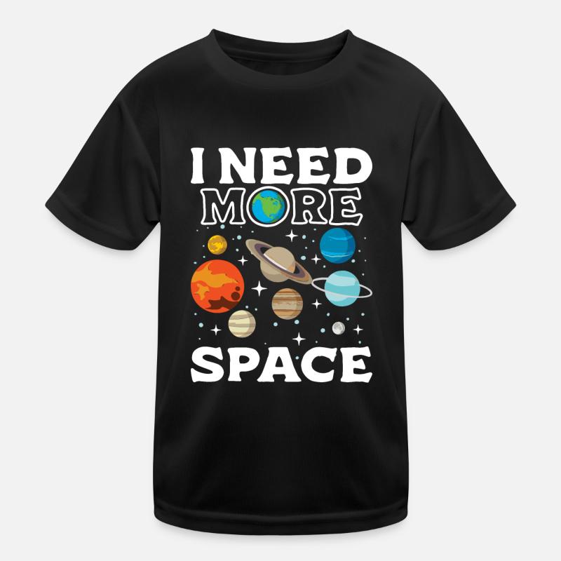 Raumfahrt Astronaut Weltall Planeten Kinder Funktions-T-Shirt