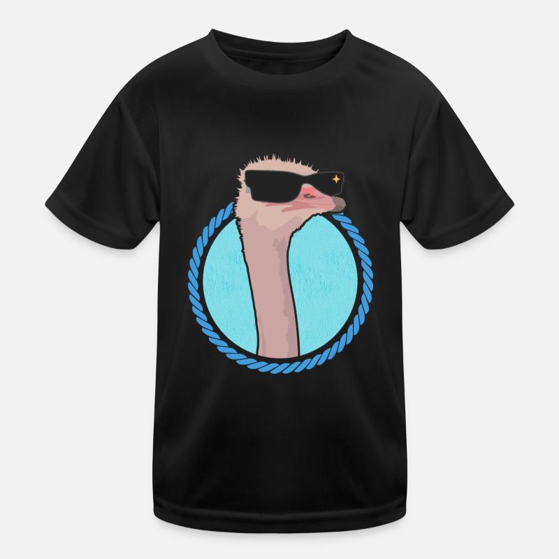 Autruche Oiseau Autruche Autruche Autruche Cadeau T-shirt sport Enfant