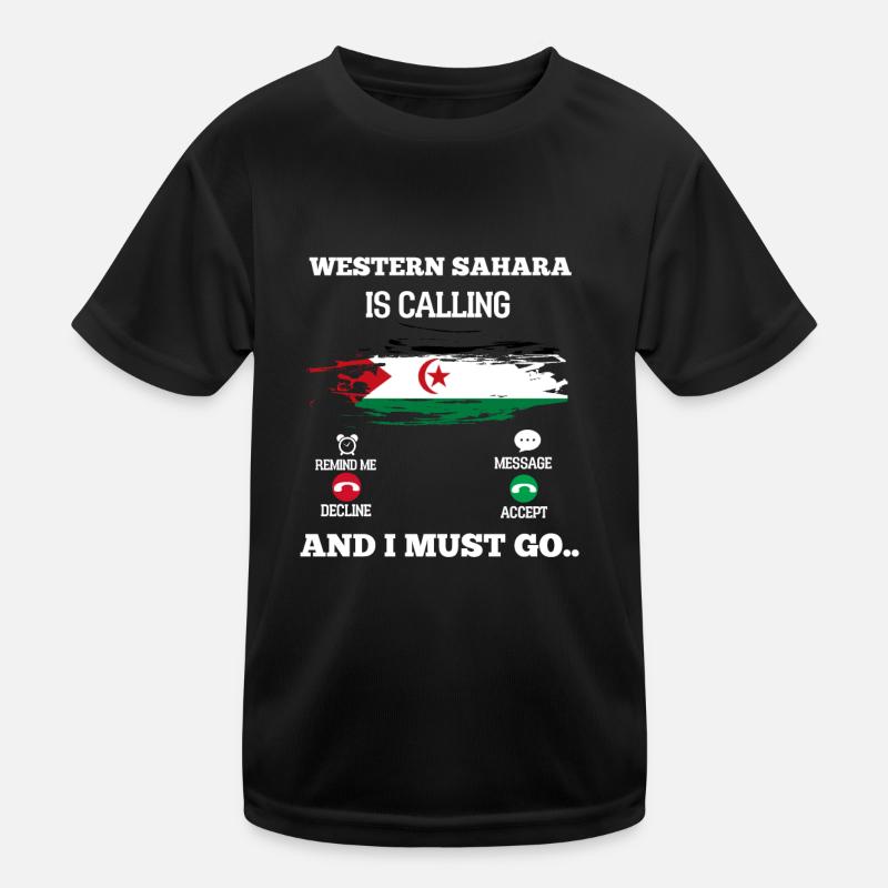 Western Sahara Kids Functional T-Shirt